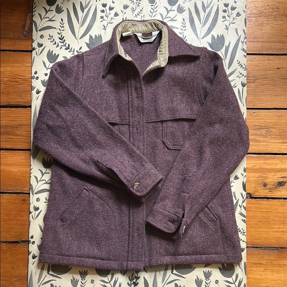 Woolrich Vintage Women’s Purple Wool Jacket